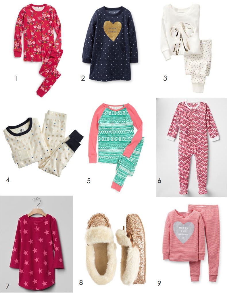 Holiday Pajamas 2014 - Girls - Beijos Picks