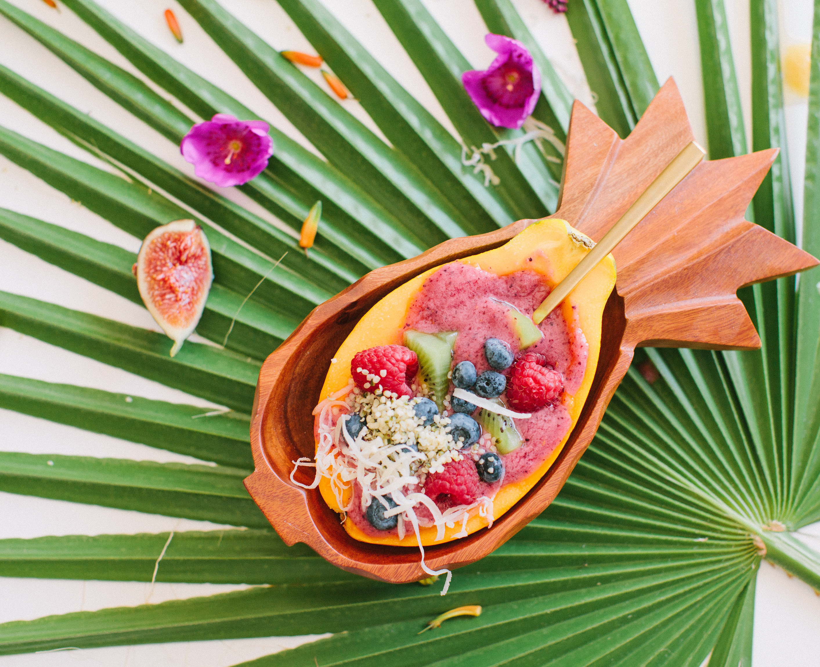Eats- Tropical Papaya Bowls