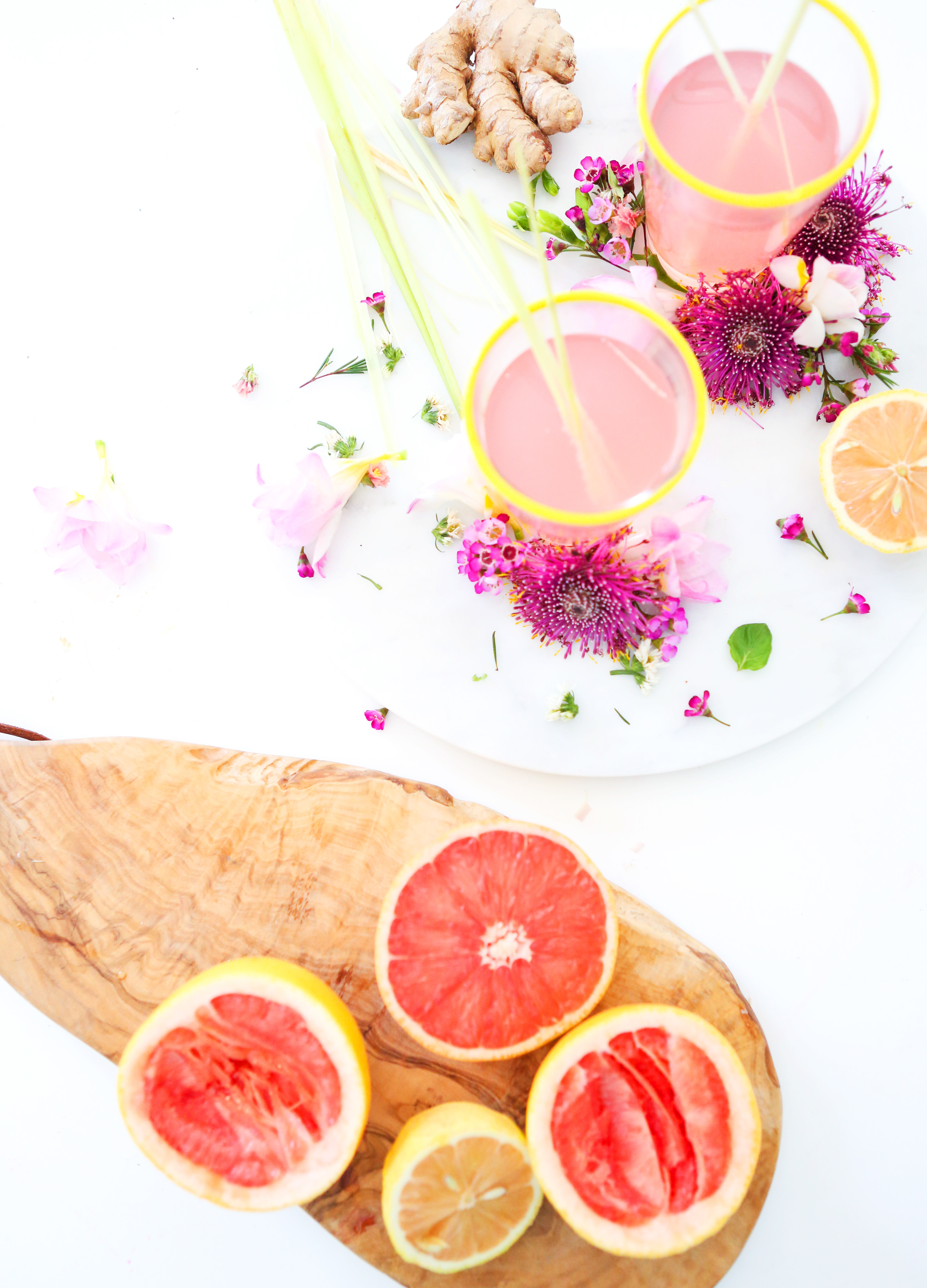 Lemongrass, Grapefruit, and Sake Cocktail- Spring Cocktail