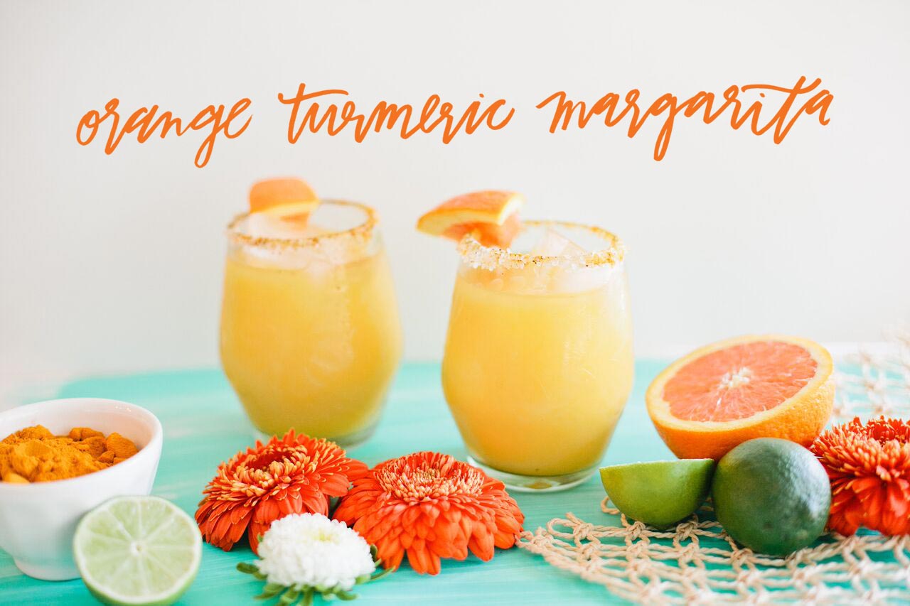 Summer Cocktails – Orange Turmeric Margarita