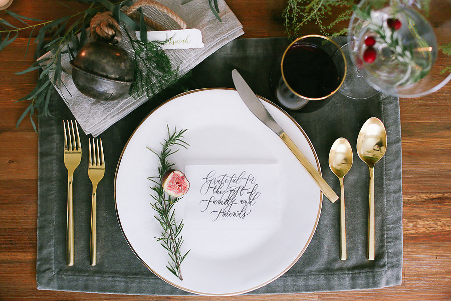 Holiday Tablescape with Pottery Barn