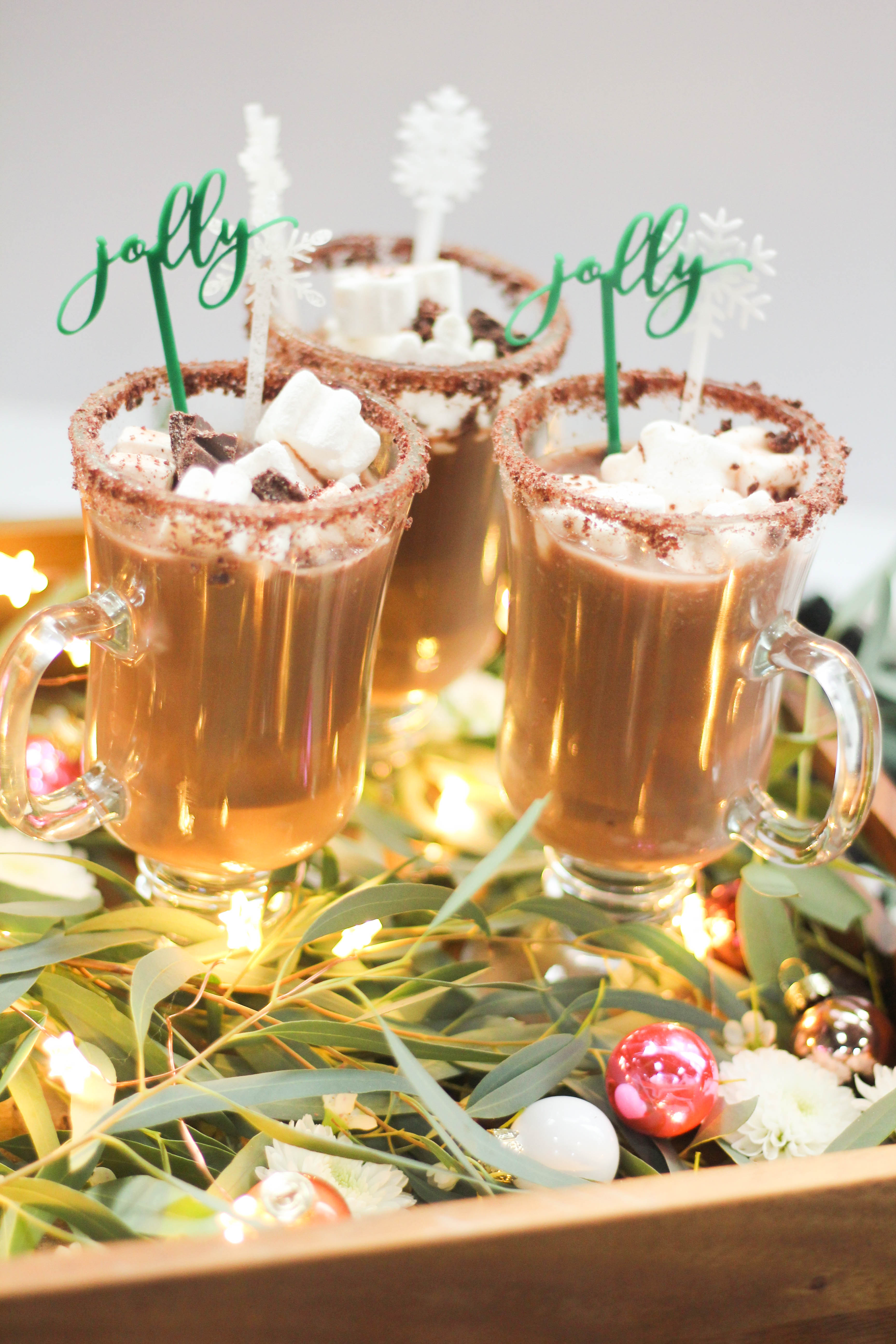 Boozy Hot Cocoa for Santa