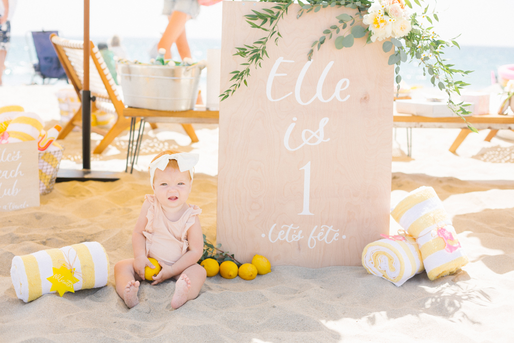 Beach Club Themed First Birthday