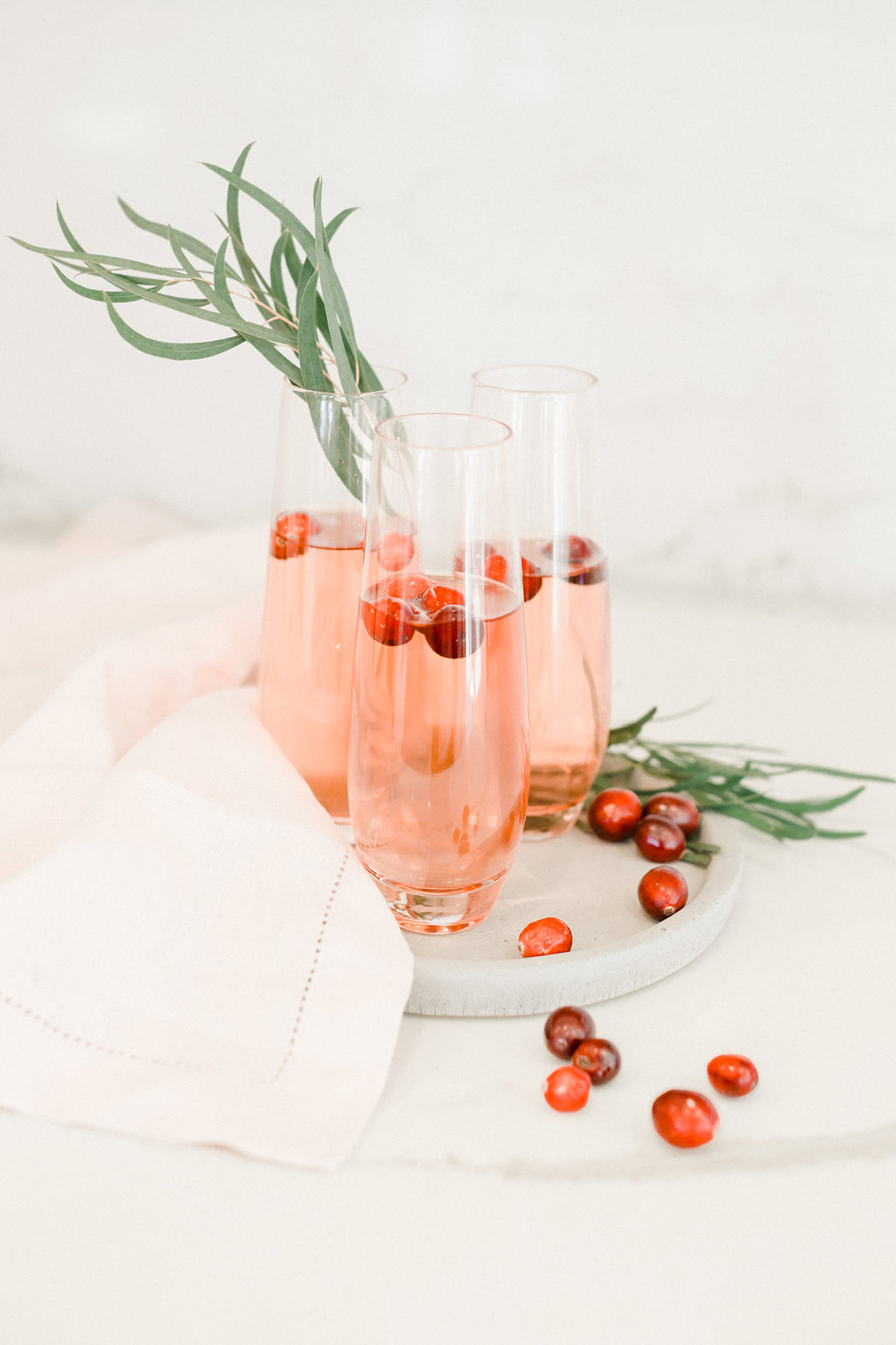 A Cranberry Sparkling Rose For The Holidays