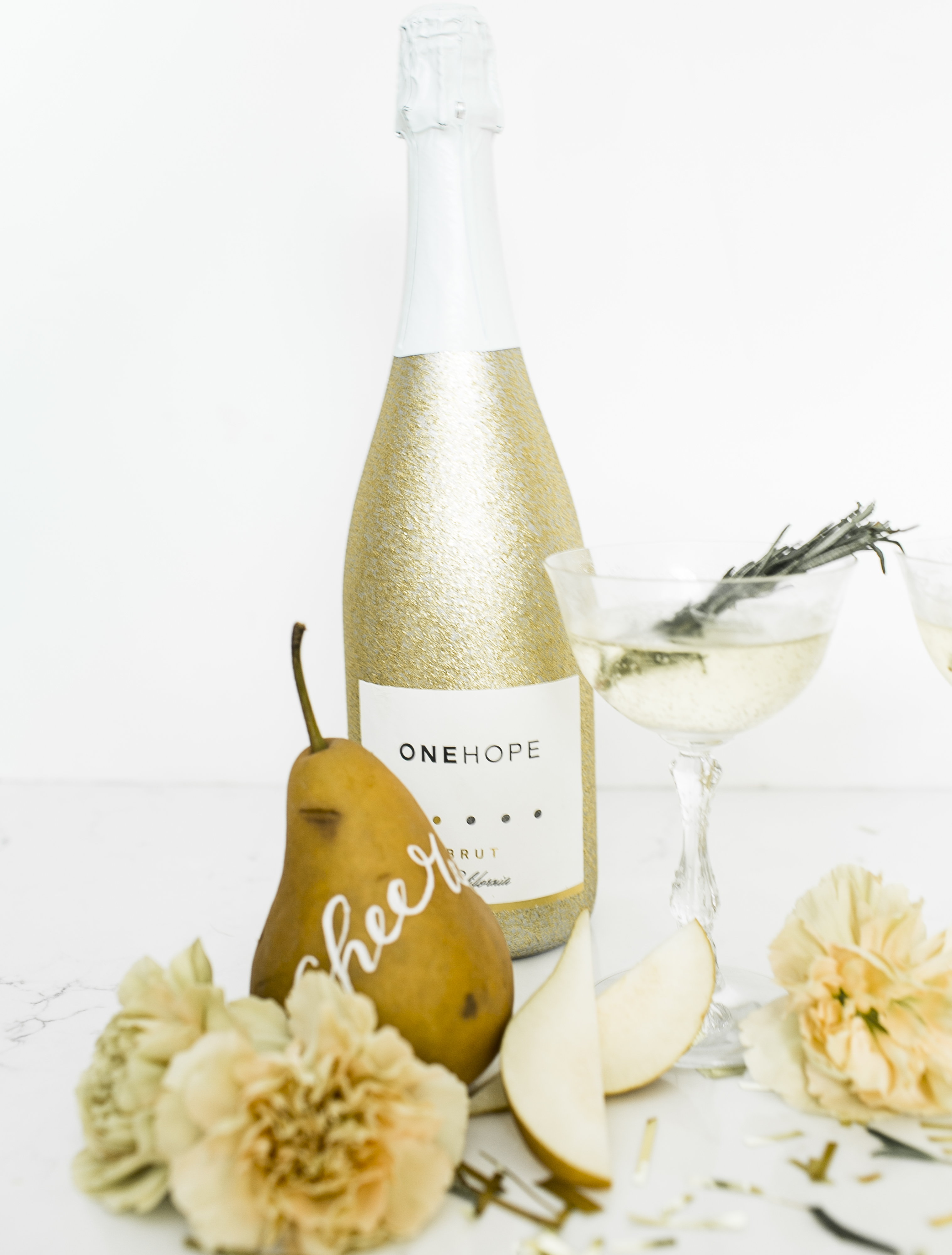 Cheers to the New Year with some Pears & Bubbly!