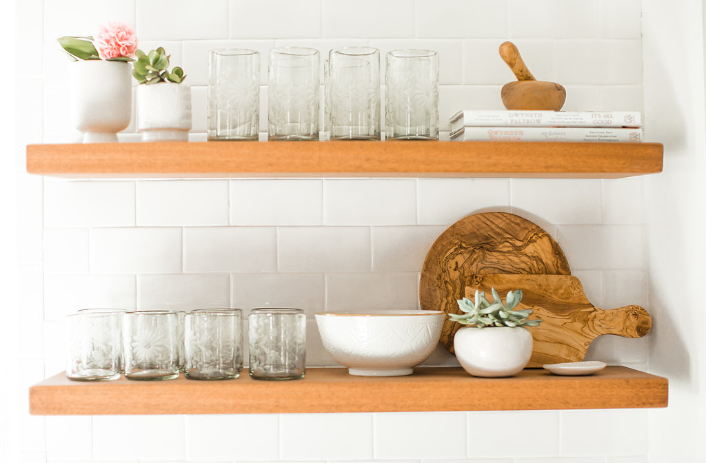 How to Style your Kitchen Shelves Like a Pro