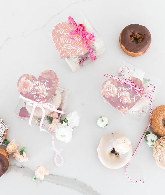 All You Need Is Love + Donuts Valentine DIY