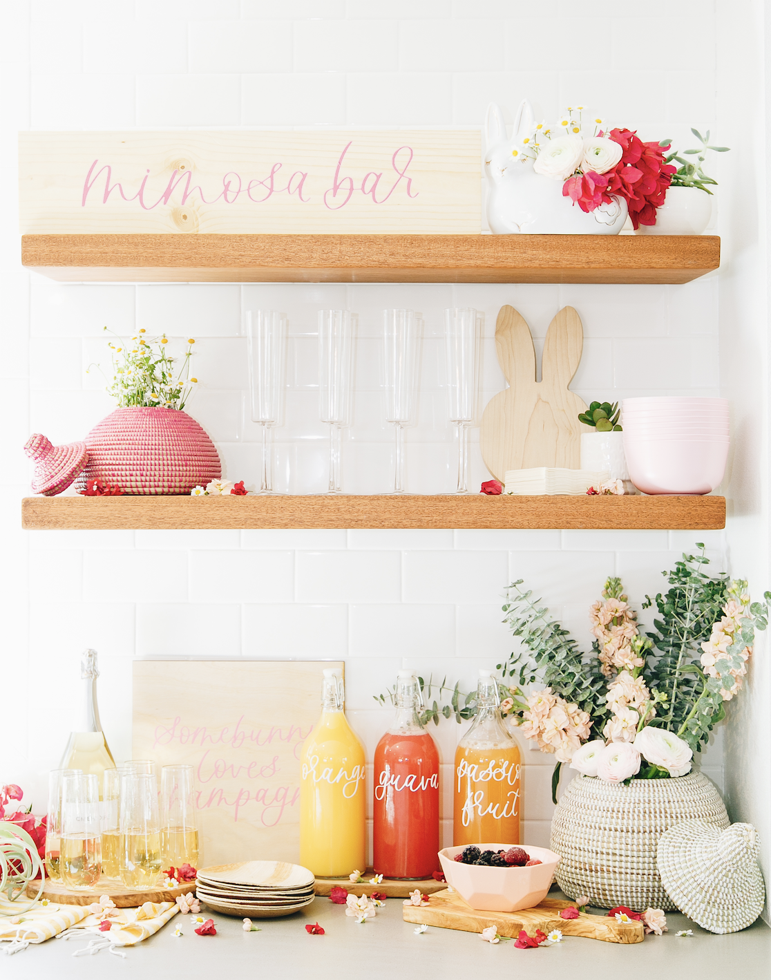 Amaze your Guests with a Bright & Cheery Mimosa Bar this Easter