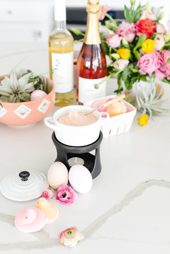 A Pretty Easter Fondue With Creuset – Beijos Events