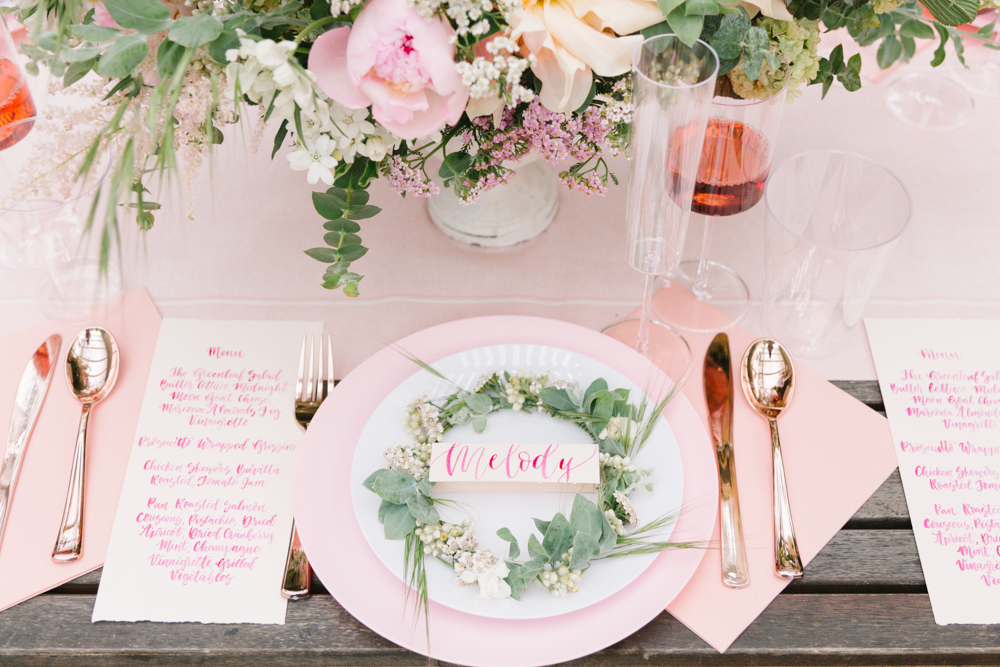 Blush and Gold Bridal Shower: A must see bridal shower!