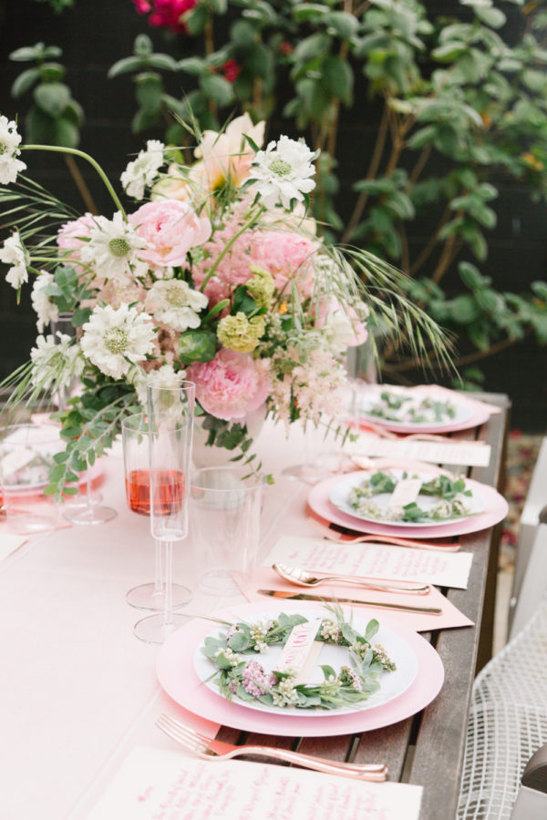 Blushing Bride Bridal Shower with all the Blush Hues • Beijos Events