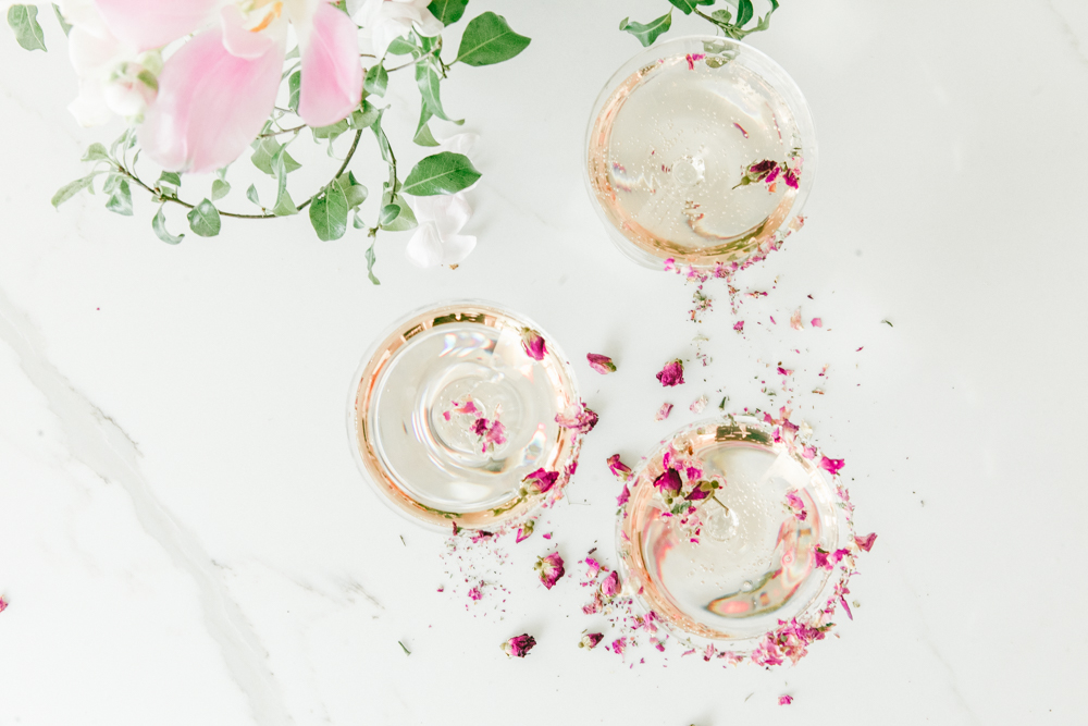 Celebrate the Day of Love with this Rose Martini