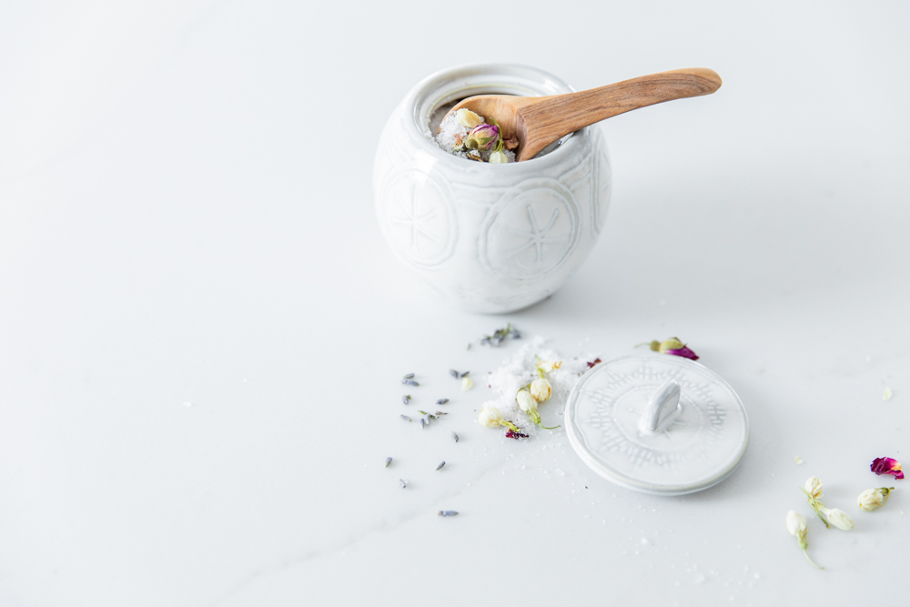 Refresh Your Summer Skin With This Floral Coconut Salts