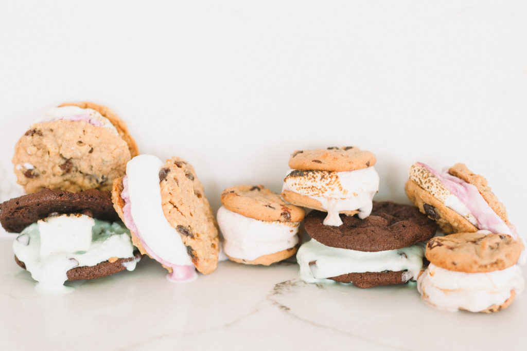 End of Summer S’more Ice Cream Cookie Sandwiches