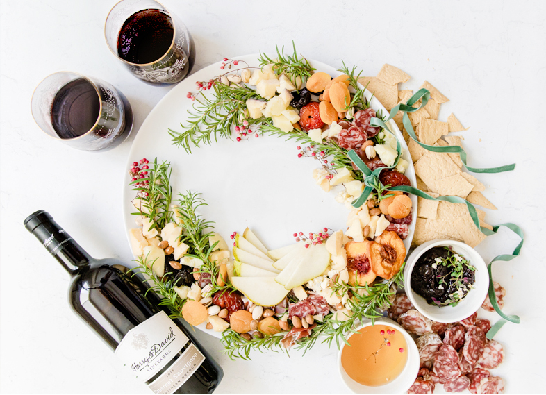 How To Create A Holiday Charcuterie Wreath