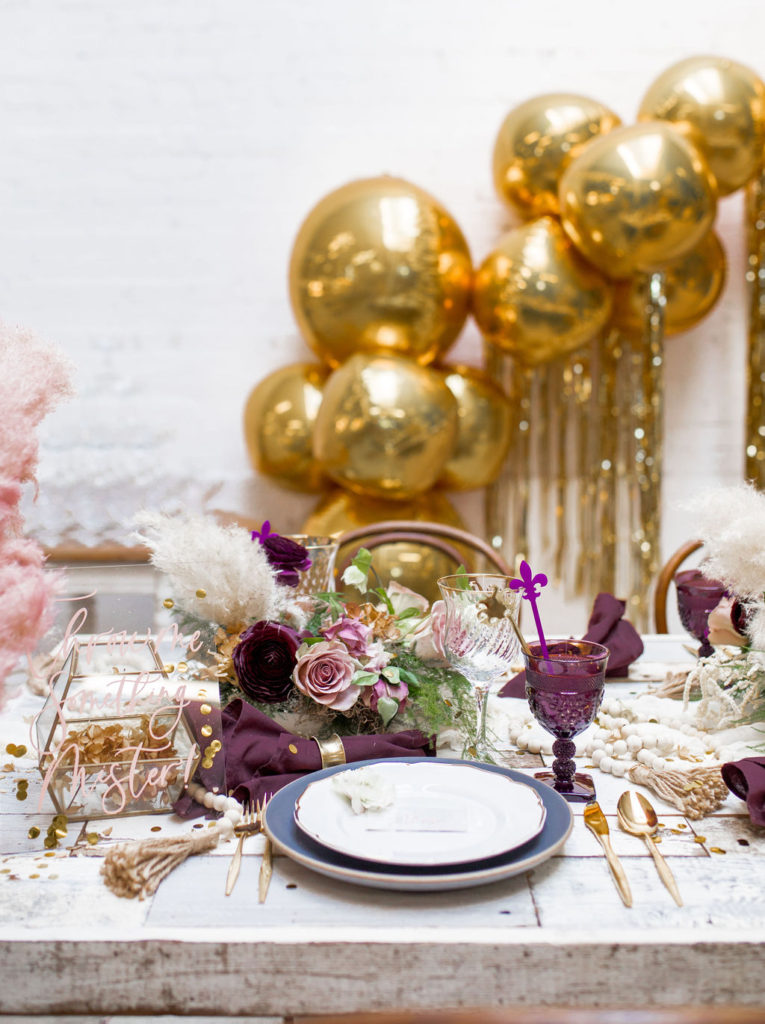 Letting the Good Times Roll with a Stylish Mardi Gras Party - Green Wedding  Shoes