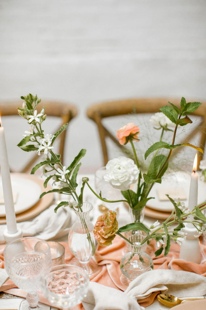 Bud Vase Trio, Wedding Add-On – Beet & Yarrow