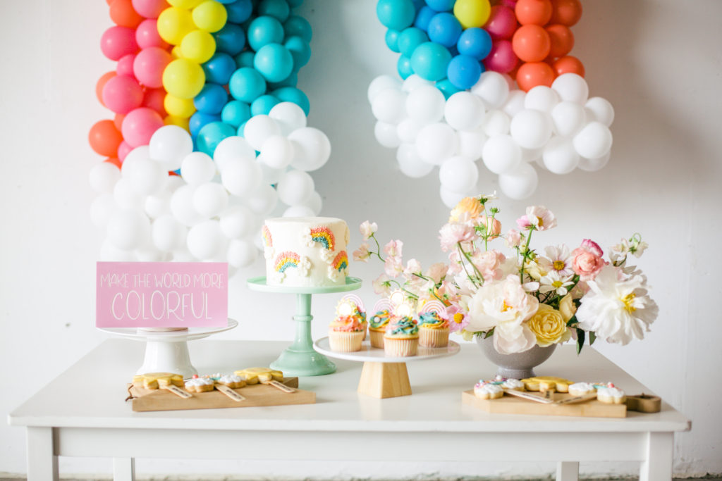 Make the World More Colorful - Kid's Rainbow Party • Beijos Events