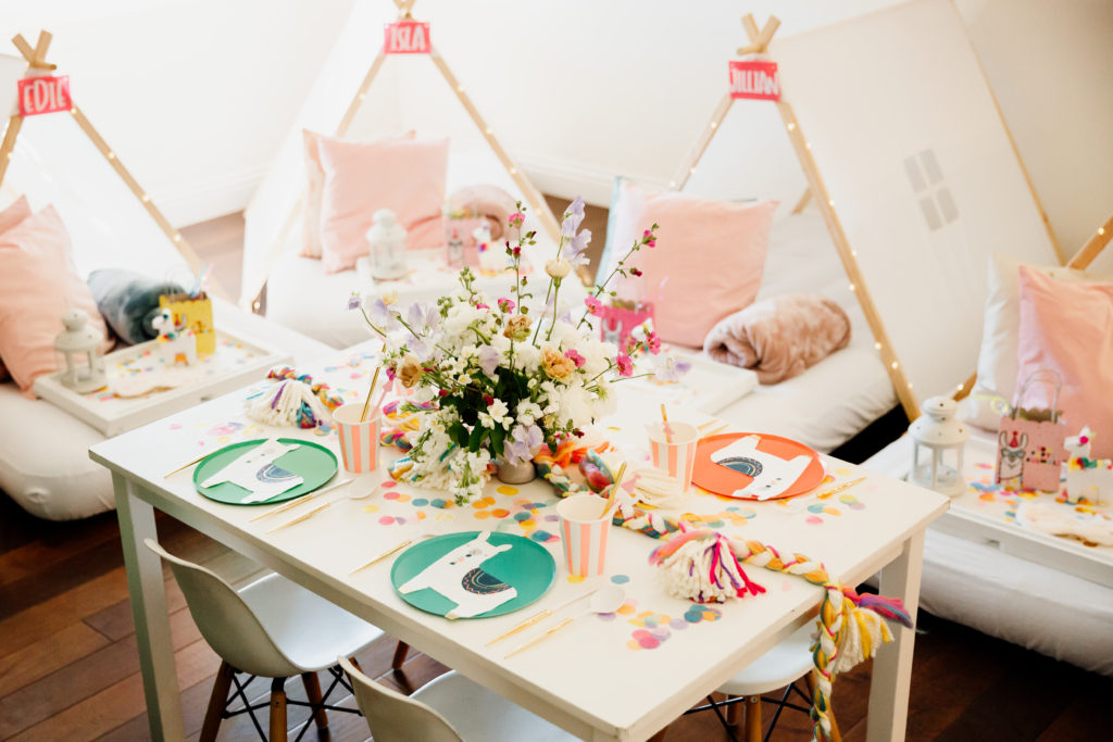 Llama Sleepover - Isla's 5th Birthday! • Beijos Events