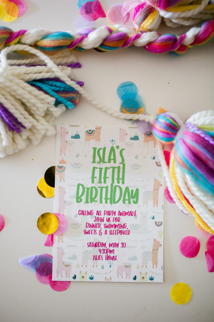 Llama Sleepover - Isla's 5th Birthday! • Beijos Events