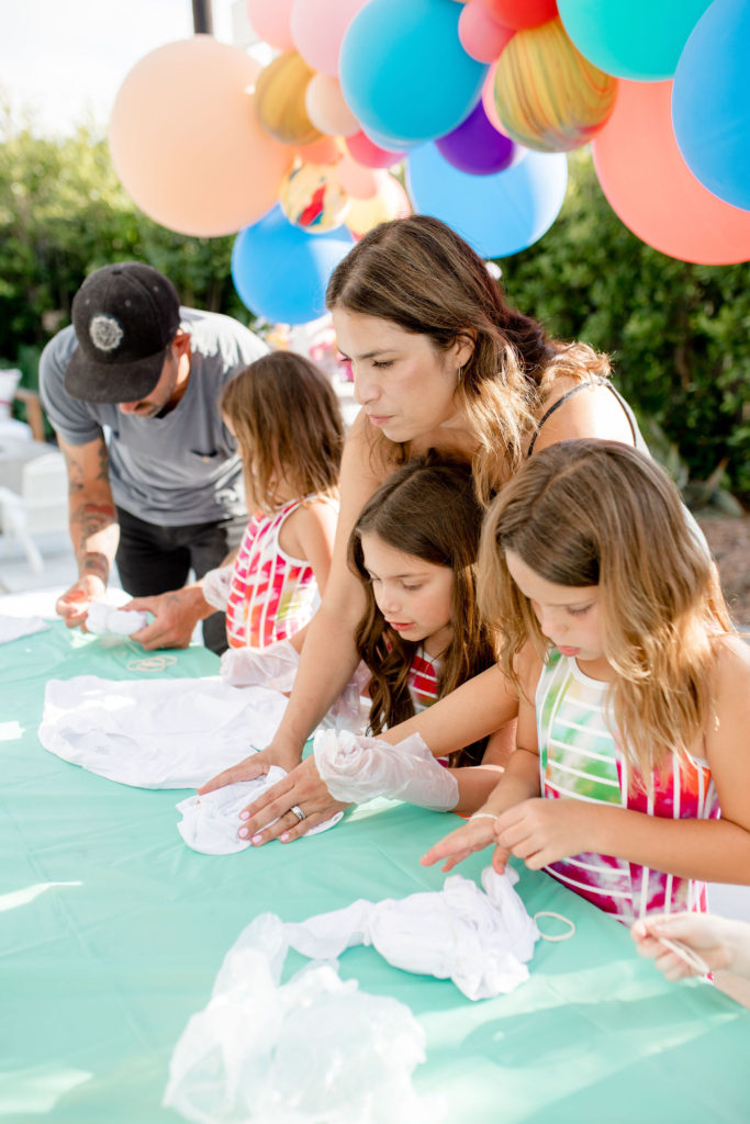 Stay Colorful with a Backyard Tie-Dye Party! • Beijos Events