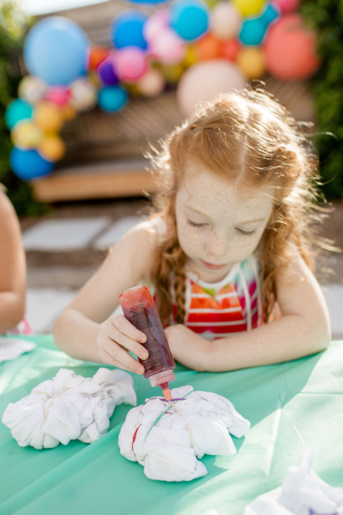 Stay Colorful with a Backyard Tie-Dye Party! • Beijos Events