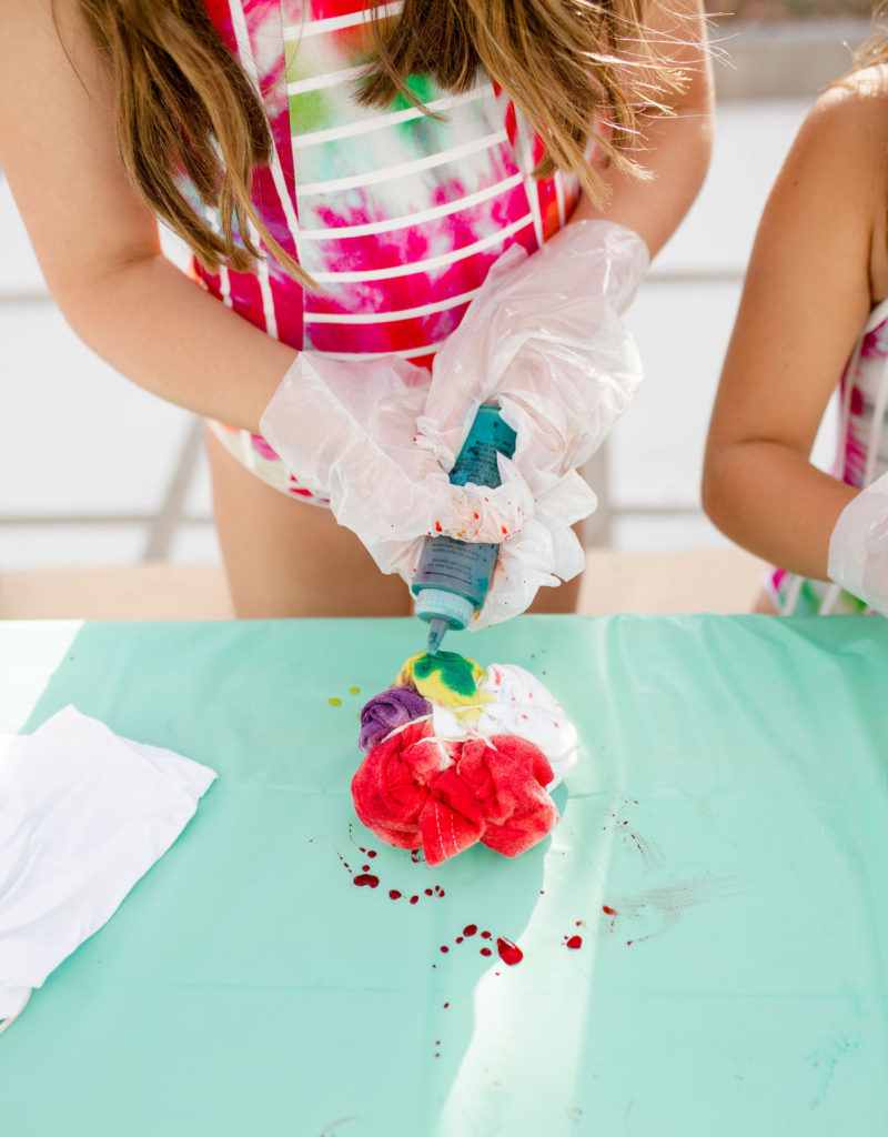 Stay Colorful with a Backyard Tie-Dye Party! • Beijos Events