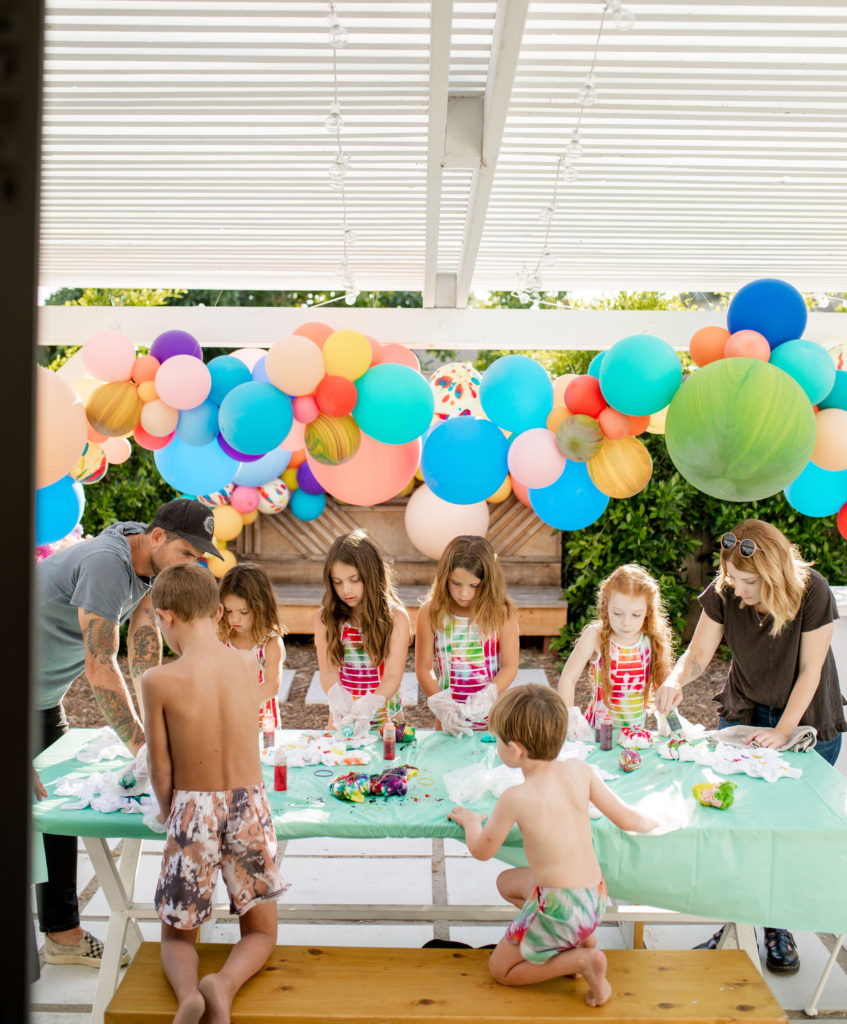 Stay Colorful with a Backyard Tie-Dye Party! • Beijos Events