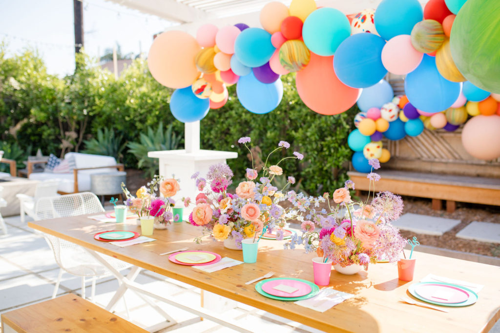 Stay Colorful with a Backyard Tie-Dye Party! • Beijos Events