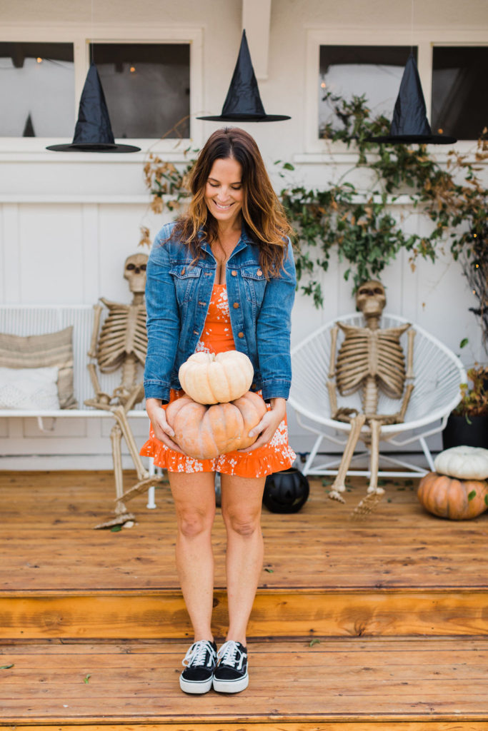 Front Porch Halloween Decor with Pottery Barn • Beijos Events
