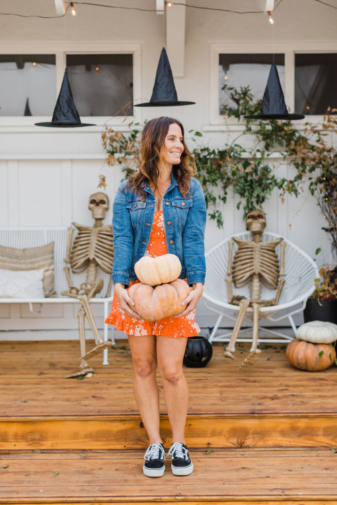 Front Porch Halloween Decor with Pottery Barn • Beijos Events