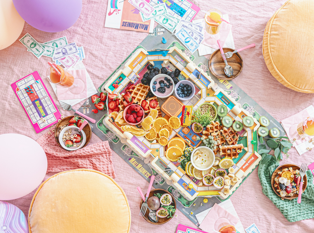 Let’s Shop And Eat! A 90’s Inspired Waffle Brunch Board