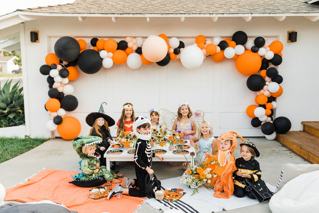 A Front Yard Halloween Movie Party with Pottery Barn Kids