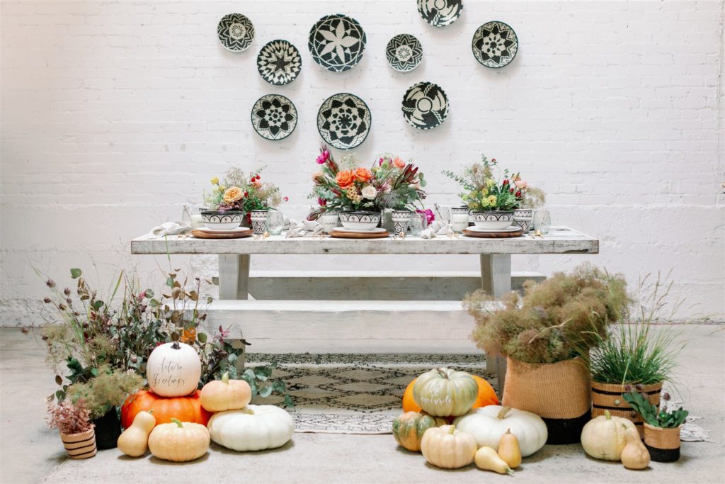 A Fall Boho Tablescape & Lounge with The Little Market