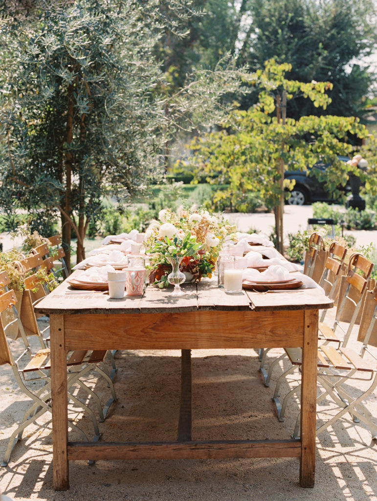 Friendsgiving Table Decor & Girlfriend Brunch Ideas in Greenhouse