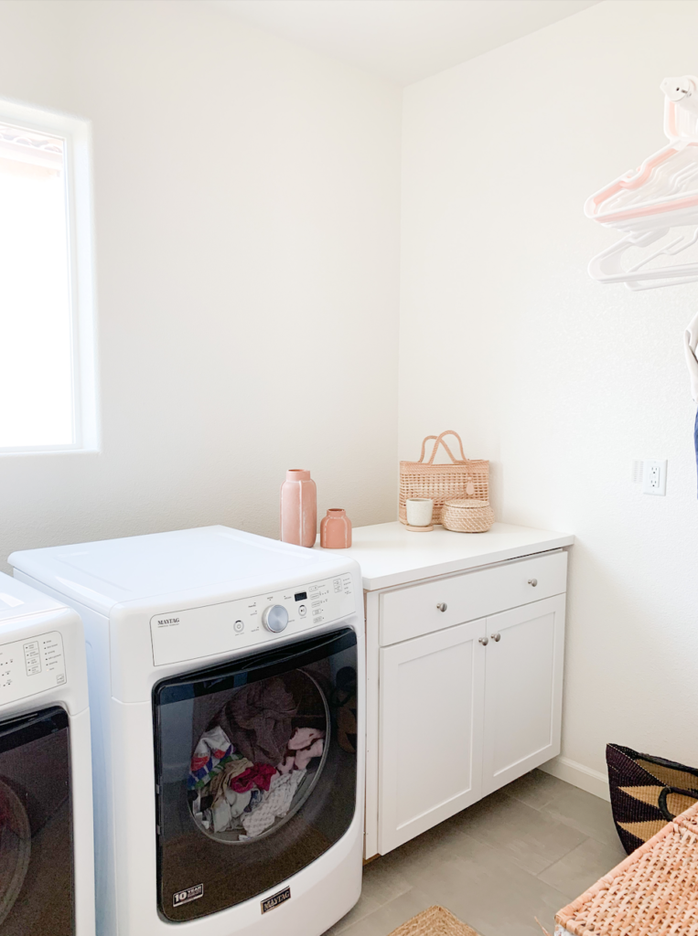 Pottery Barn Laundry Room Organization Makeover