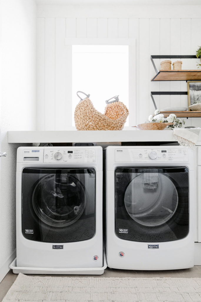 Pottery Barn Laundry Room Organization Makeover