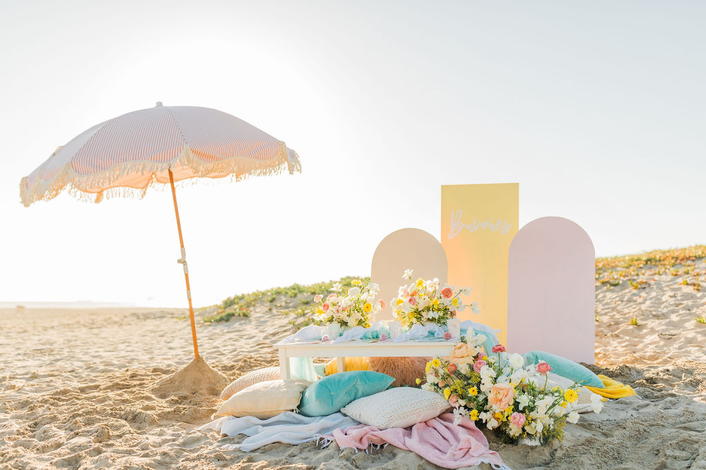 Calling all Beach Bunnies! A Sweet Easter Party on the Sand