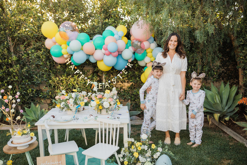 A Colorful Backyard Easter Celebration for the Family with Pottery Barn Kids