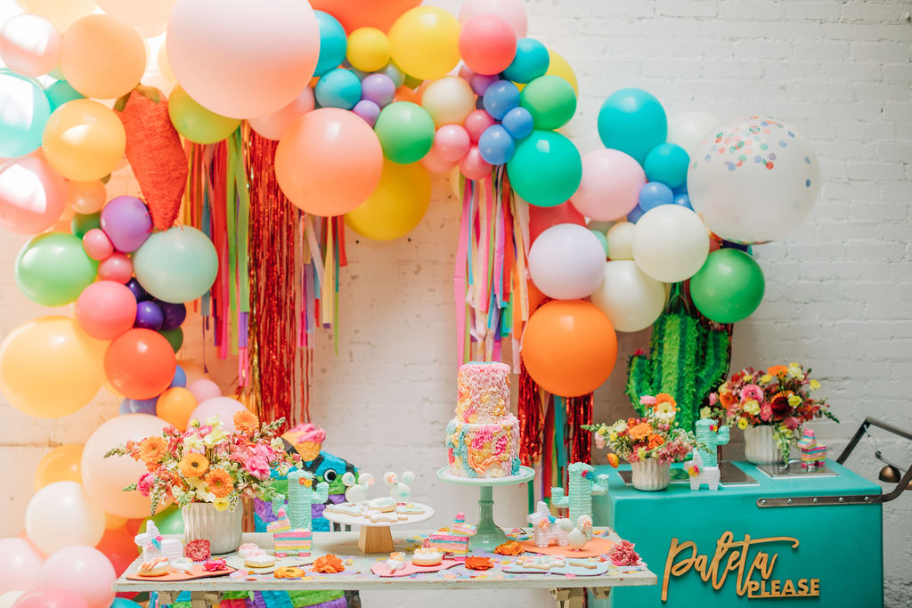 A Colorful and Fun Piñata Party for the Niños!