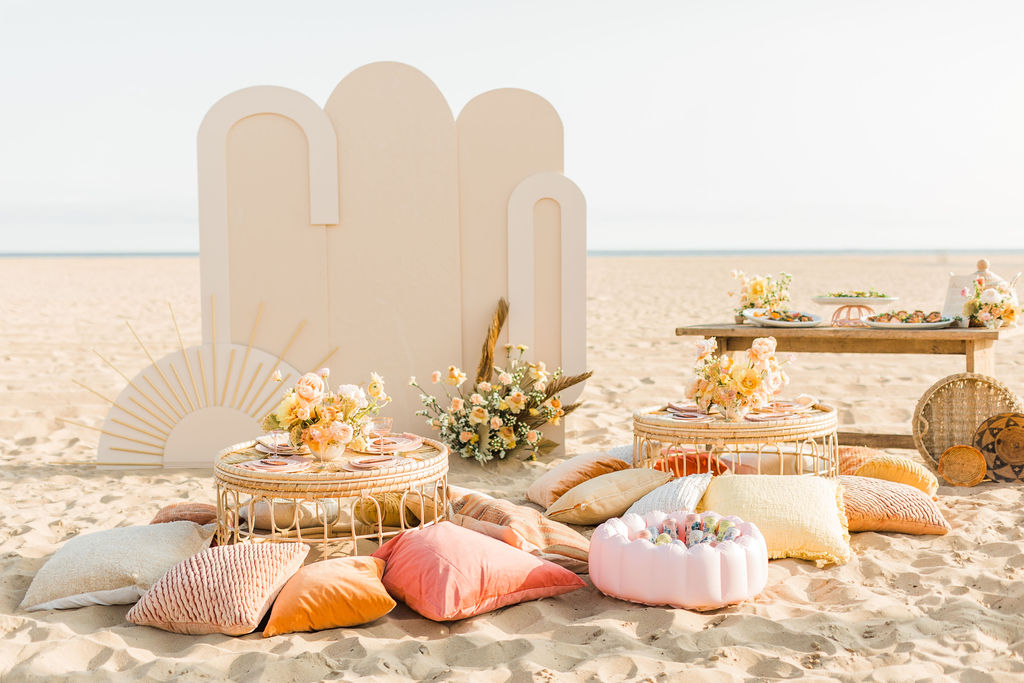 Summer Bridal Shower at the Beach - Here Comes the Sun! • Beijos Events