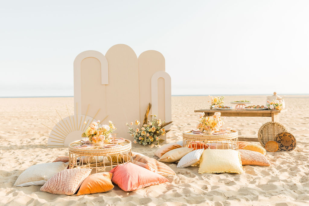 Beach theme table decor  Beach themed party, Beach theme wedding, Beach  bridal showers