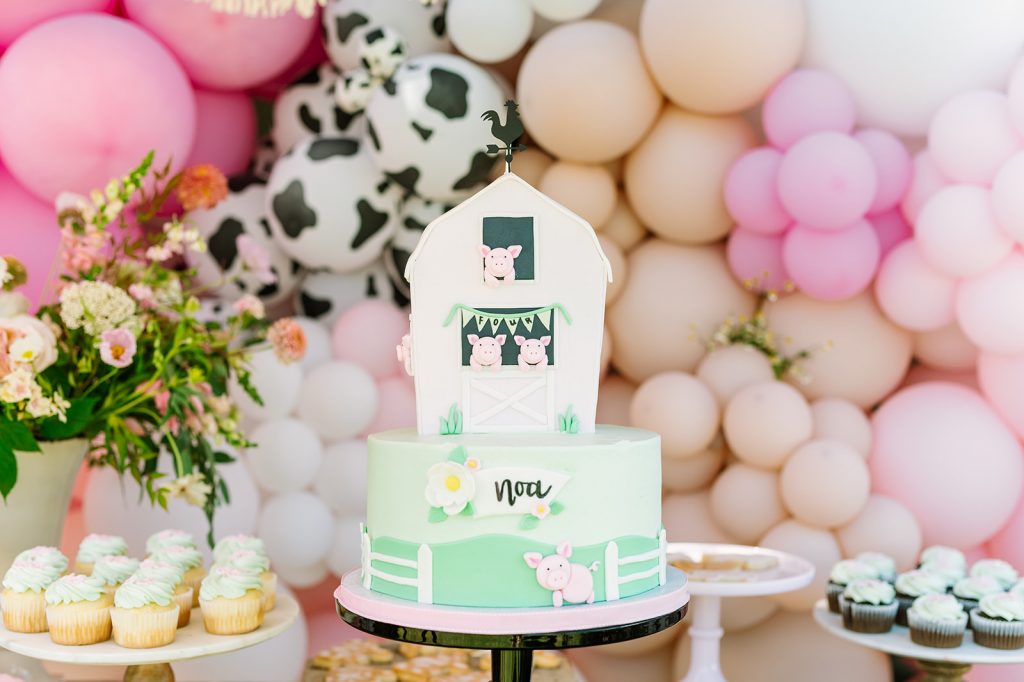 The Sweetest & Prettiest Little Barnyard Bash for Noa's 4th