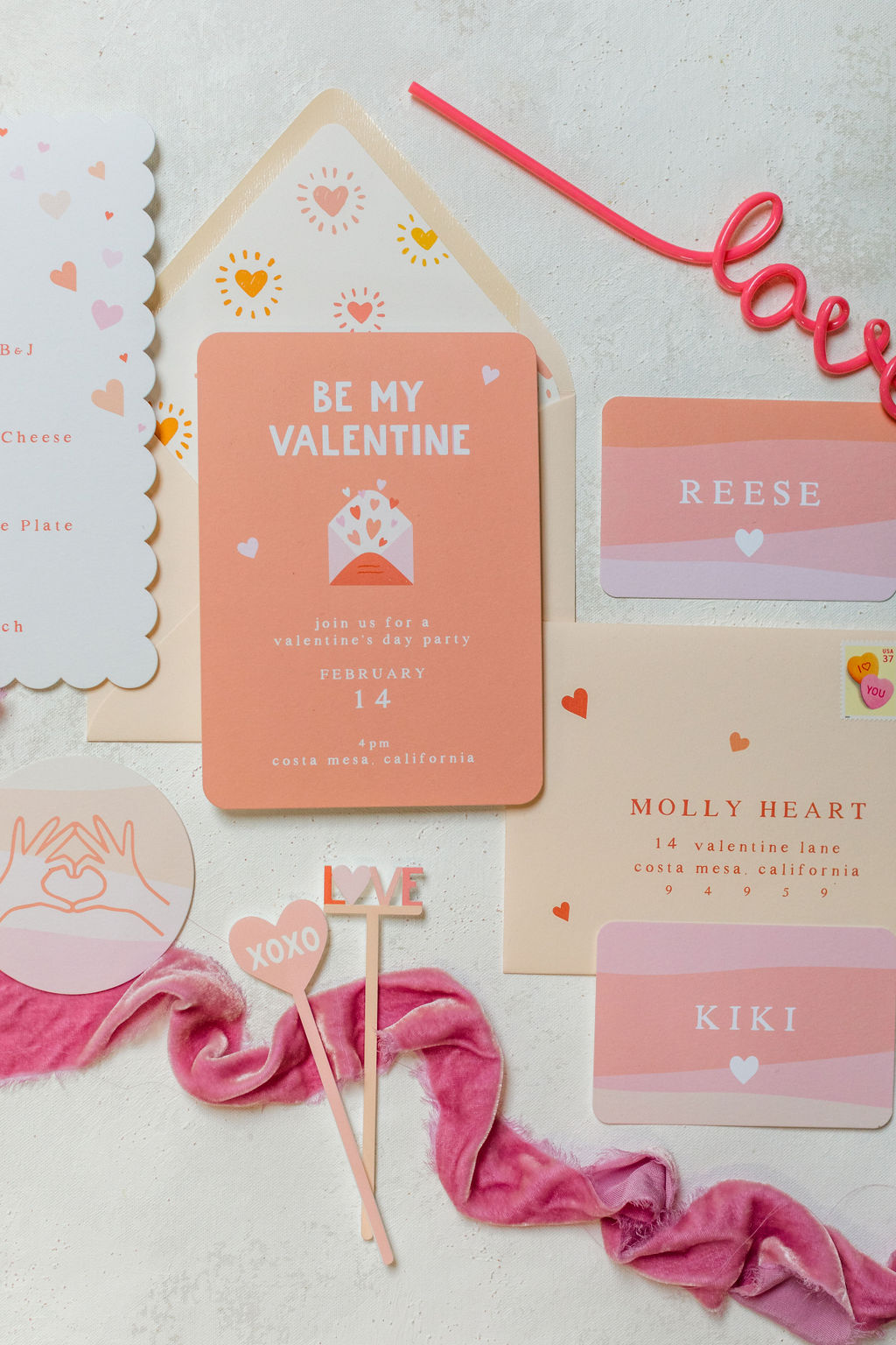 A Peachy Keen Valentine's Day for all the Little Babes • Beijos Events