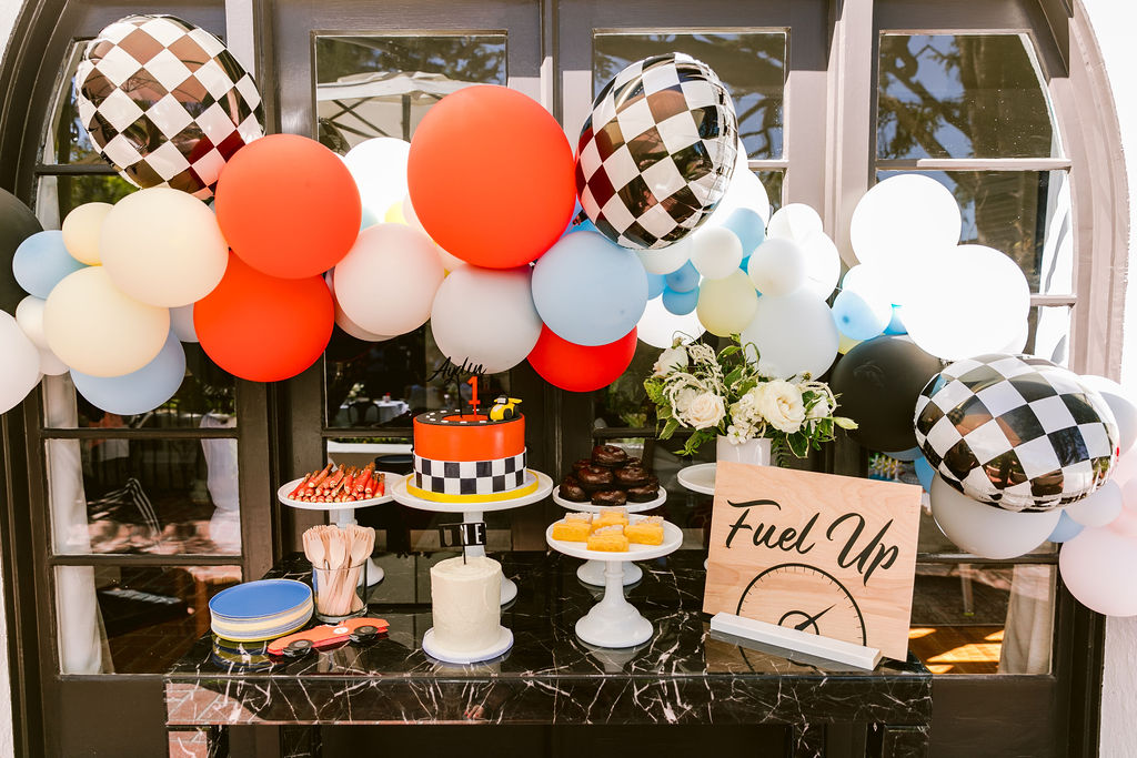 Aydin's Adorable Race Car Birthday Party • Beijos Events