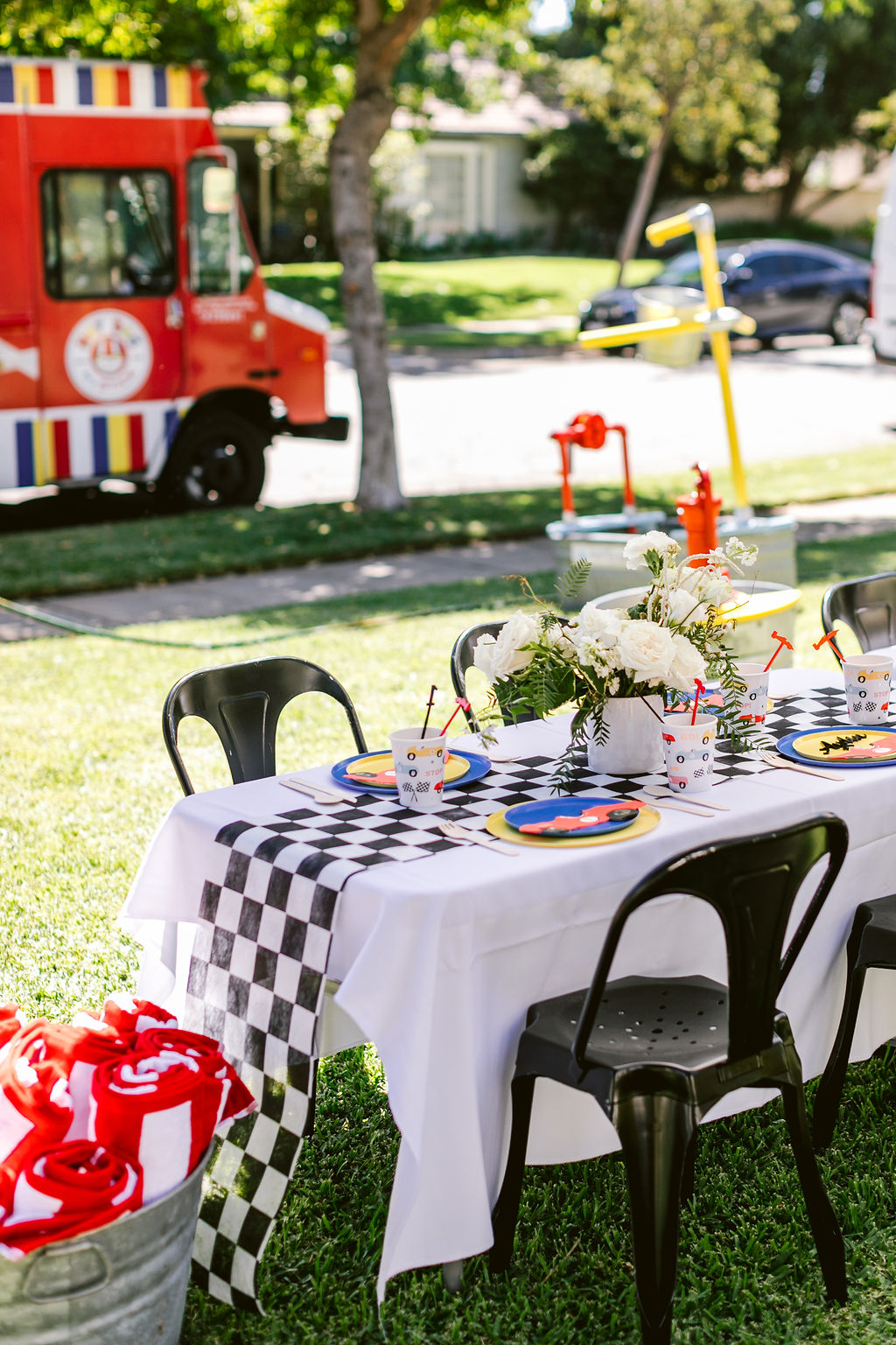 Aydin's Adorable Race Car Birthday Party • Beijos Events