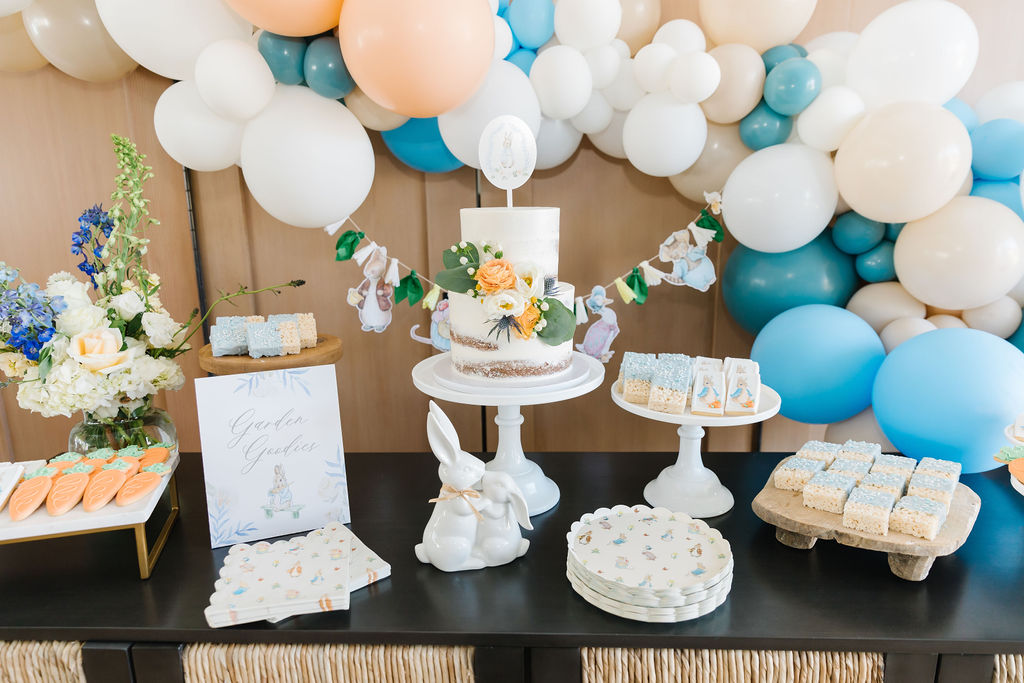 An Adorable Peter Rabbit Baby Shower for Emily and her Baby Boy on the way!