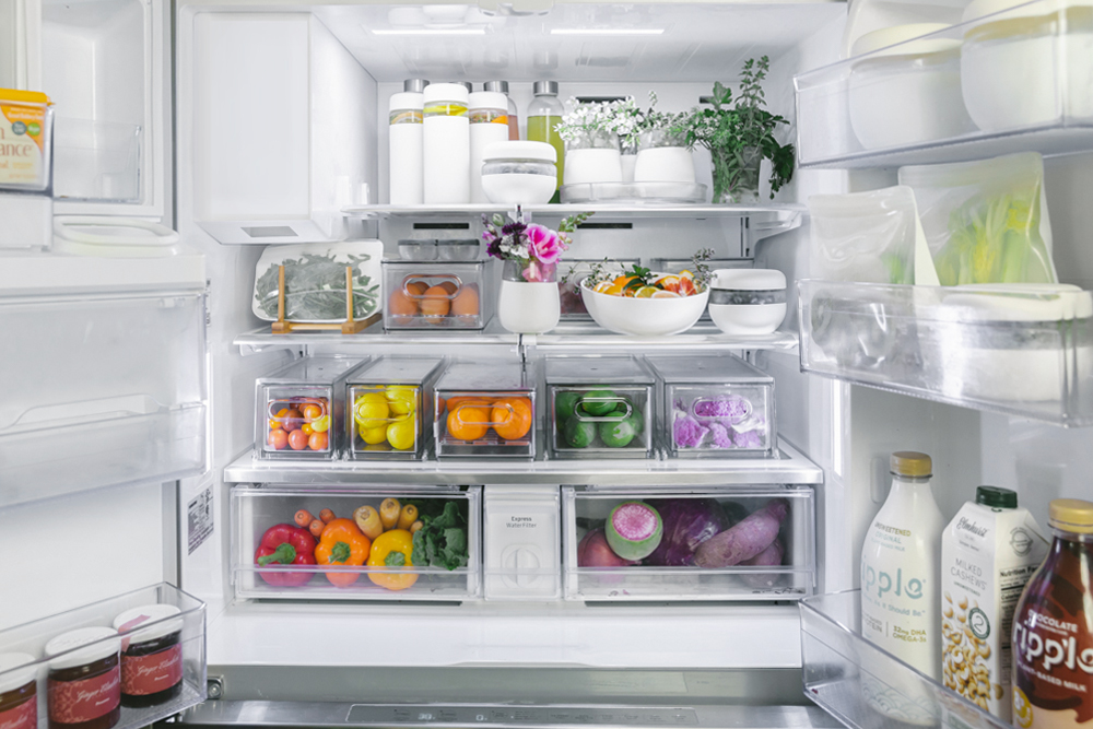 Smart Fridge Organizing Tip: Store Produce in the Fridge Door