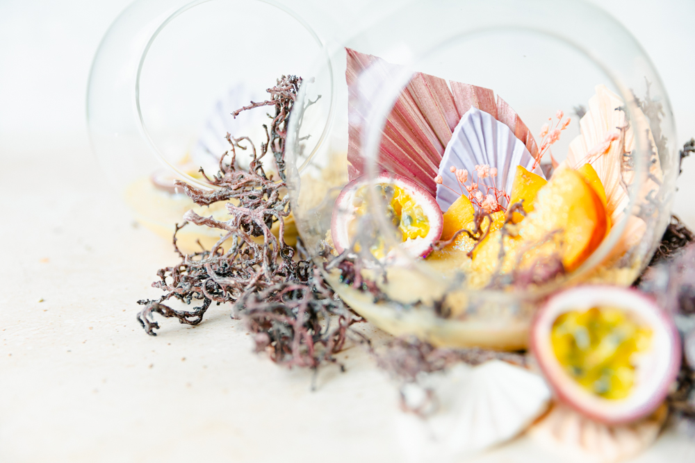 A Tropical Fruity Edible Terrarium