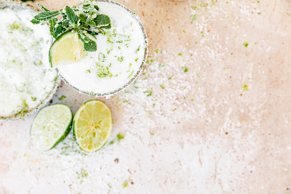 A Refreshing Coconut Lime Mojito Slushie To Beat The Heat